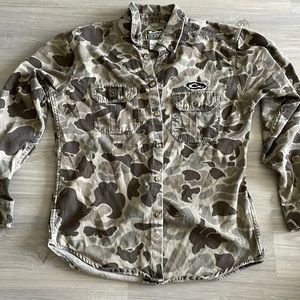 Drake old school camo denim shirt